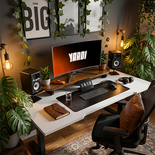 Desk Shelf - Brown - Image 4