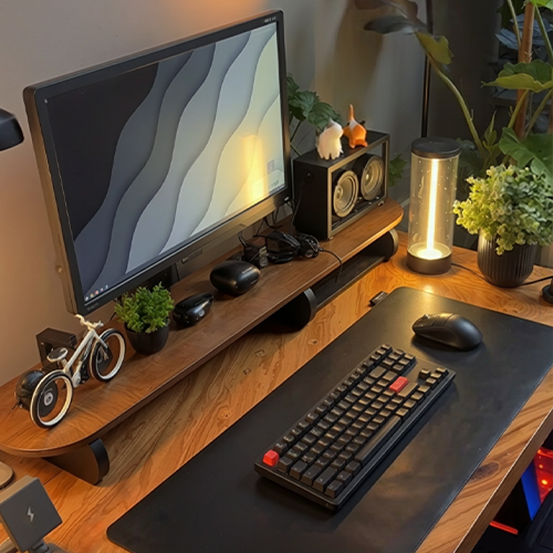 Desk Shelf - Brown - Image 6